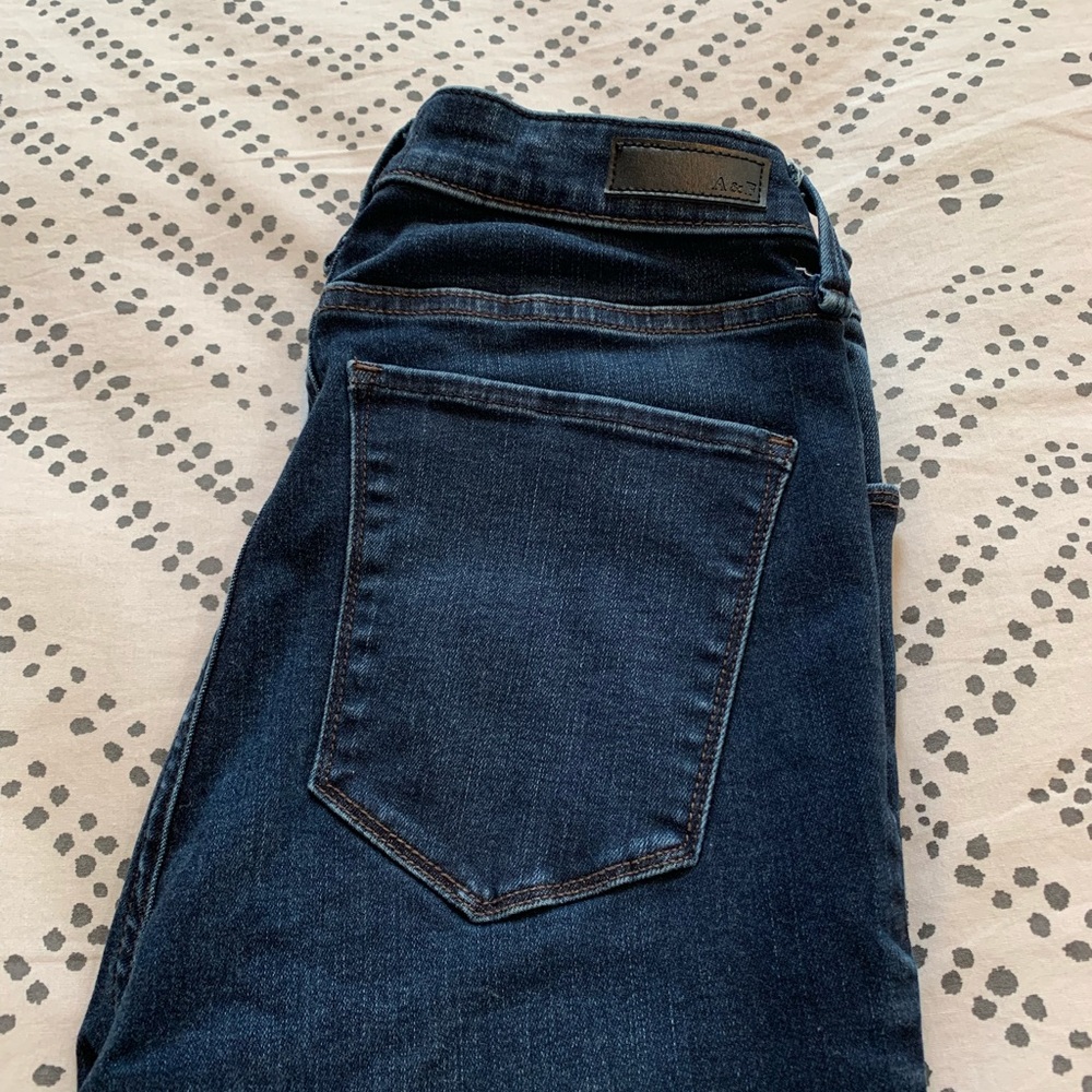Abercrombie high rise super skinny jeans